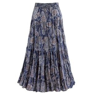 Catalog Classics Women's Sequins & Paisley Skirt‎ SKUW407